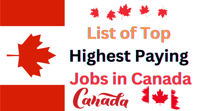 The Top Highest Paying Jobs in Canada for 2024